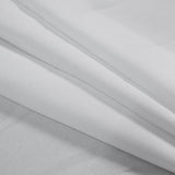 Polyester Poplin - White