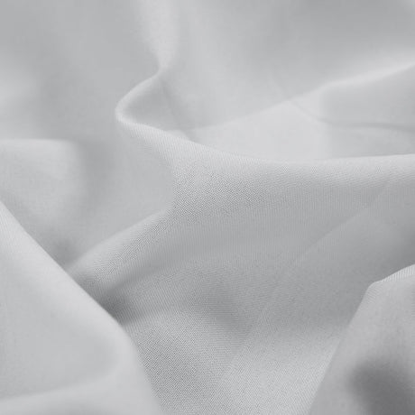 Polyester Poplin - White