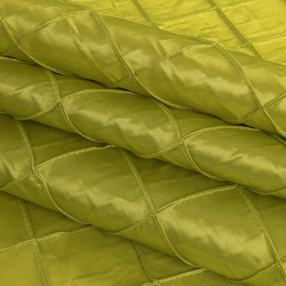 Apple Green Pintuck Satin