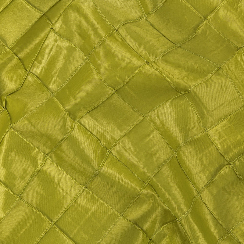 Apple Green Pintuck Satin