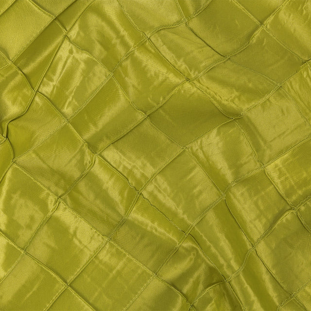 Apple Green Pintuck Satin