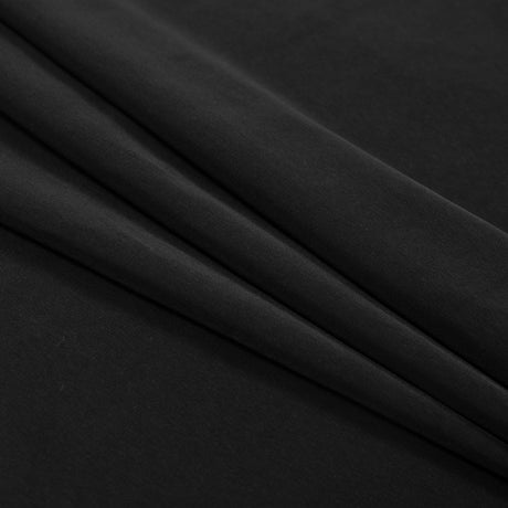 Polyester Peachskin - Black