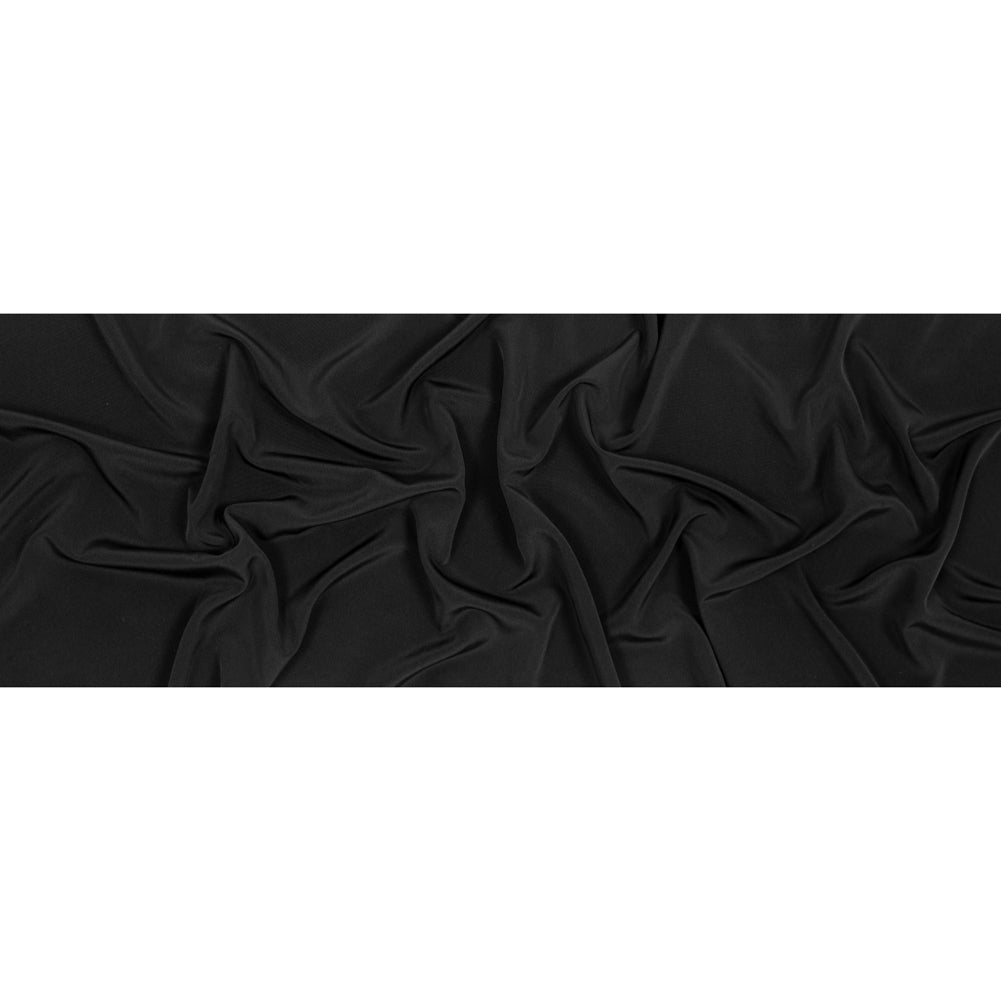 Polyester Peachskin - Black