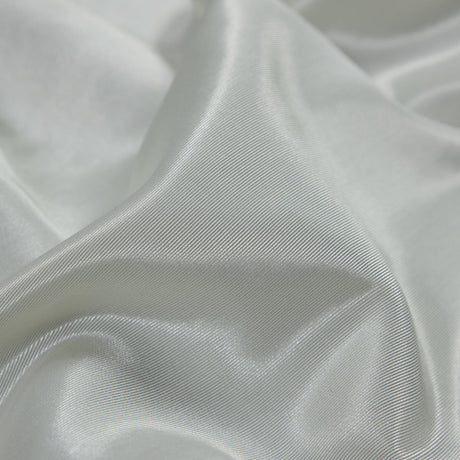 Flame Retardant Polyester Bengaline - Ivory Cream