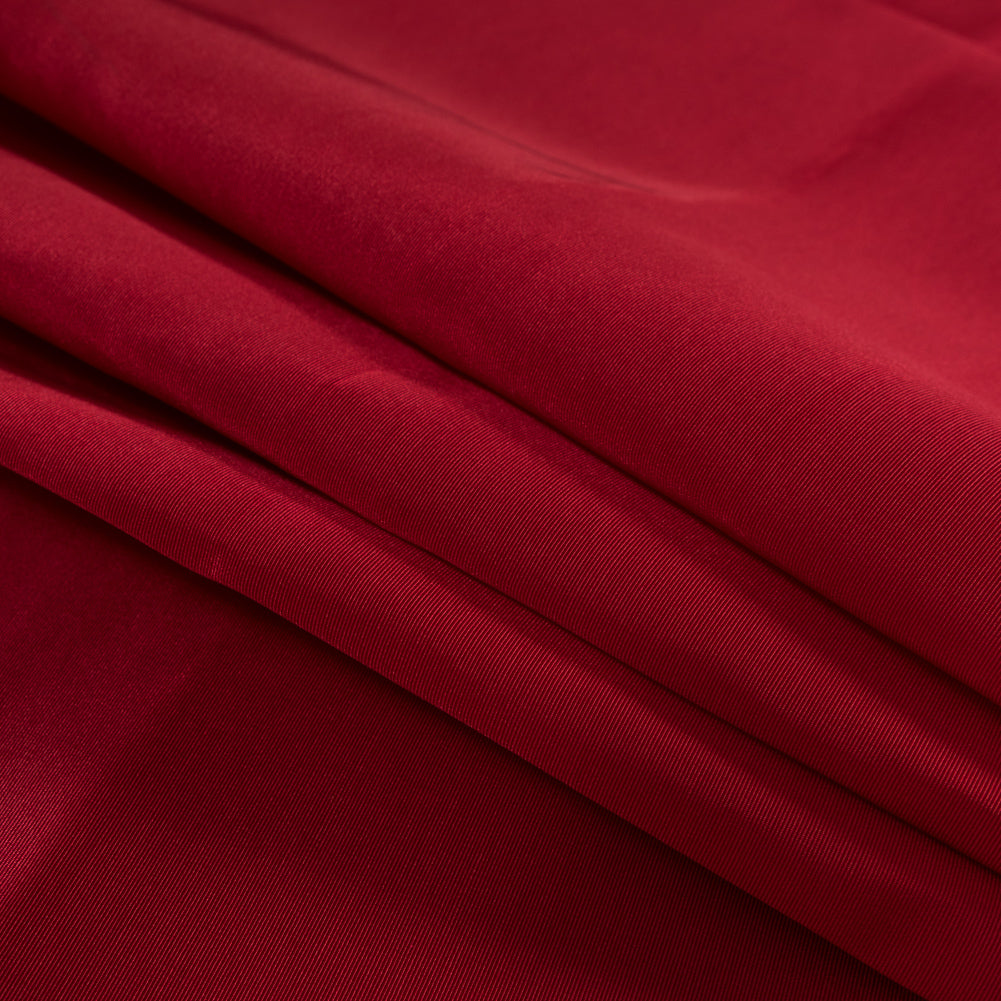 Flame Retardant Polyester Bengaline - Valentine Red