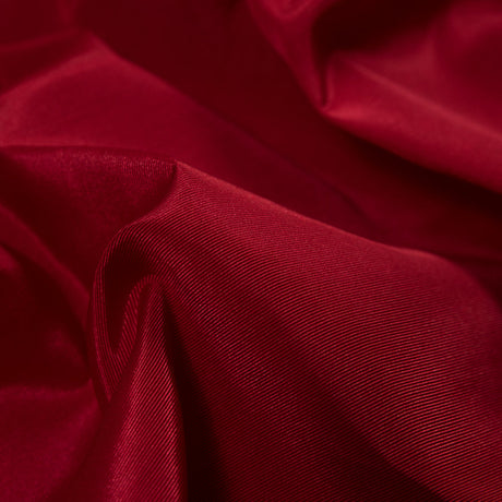 Flame Retardant Polyester Bengaline - Valentine Red