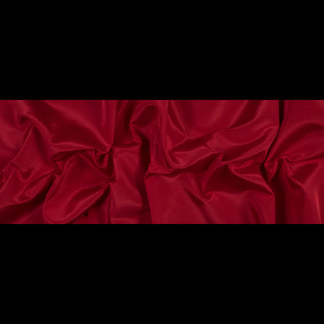 Flame Retardant Polyester Bengaline - Valentine Red