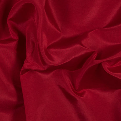 Flame Retardant Polyester Bengaline - Valentine Red