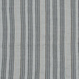 White, Black and Metallic Gold Striped Gauzy Cotton Dobby