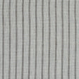 Pale Beige and Black Striped Linen Woven