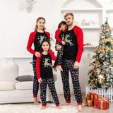 Christmas Outfits Print Long Sleeve Pyjamas Loungewear Set