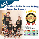 Christmas Outfits Pajamas Set Long Sleeves And Trousers