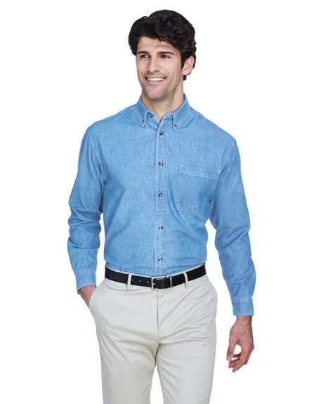 UltraClub® para hombre Cypress Denim con bolsillo  