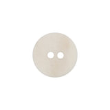 Bone White Etched Horn Coat Button - 25L/16mm