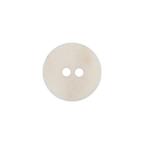 Bone White Etched Horn Coat Button - 25L/16mm