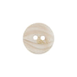 Bone White Etched Horn Coat Button - 25L/16mm