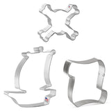 Pirate Cookie Cutter Set 3 Pc HS0512