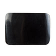 Black Rectangular Horn Coat Button - 0.875" x 1.375"