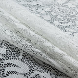 Italian White Laminated Crochet Lace