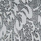 Italian White Laminated Crochet Lace