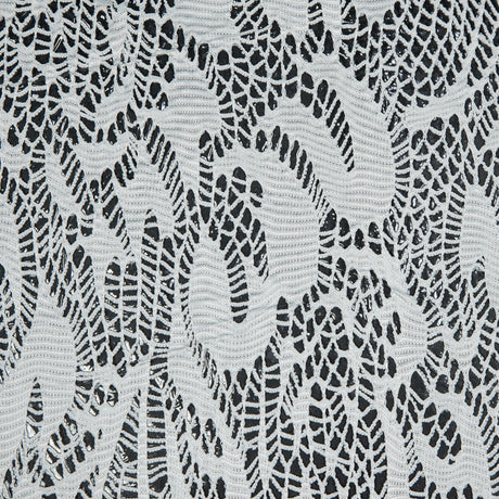 Italian White Laminated Crochet Lace
