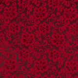 Italian Red Stretch Crochet Lace
