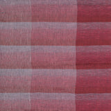 Italian Red, Pink and White Plaid Linen Scrim