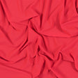 Neon Coral Textural Polyester Stretch Knit