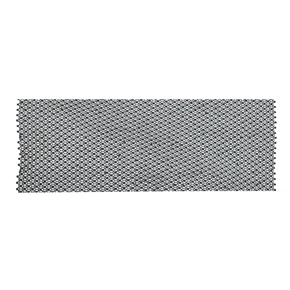Guipure Lace with Beads - Black Webs