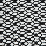 Guipure Lace with Beads - Black Webs