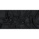 Black Basketwoven Wool and Cashmere Coating