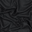 Black Basketwoven Wool and Cashmere Coating
