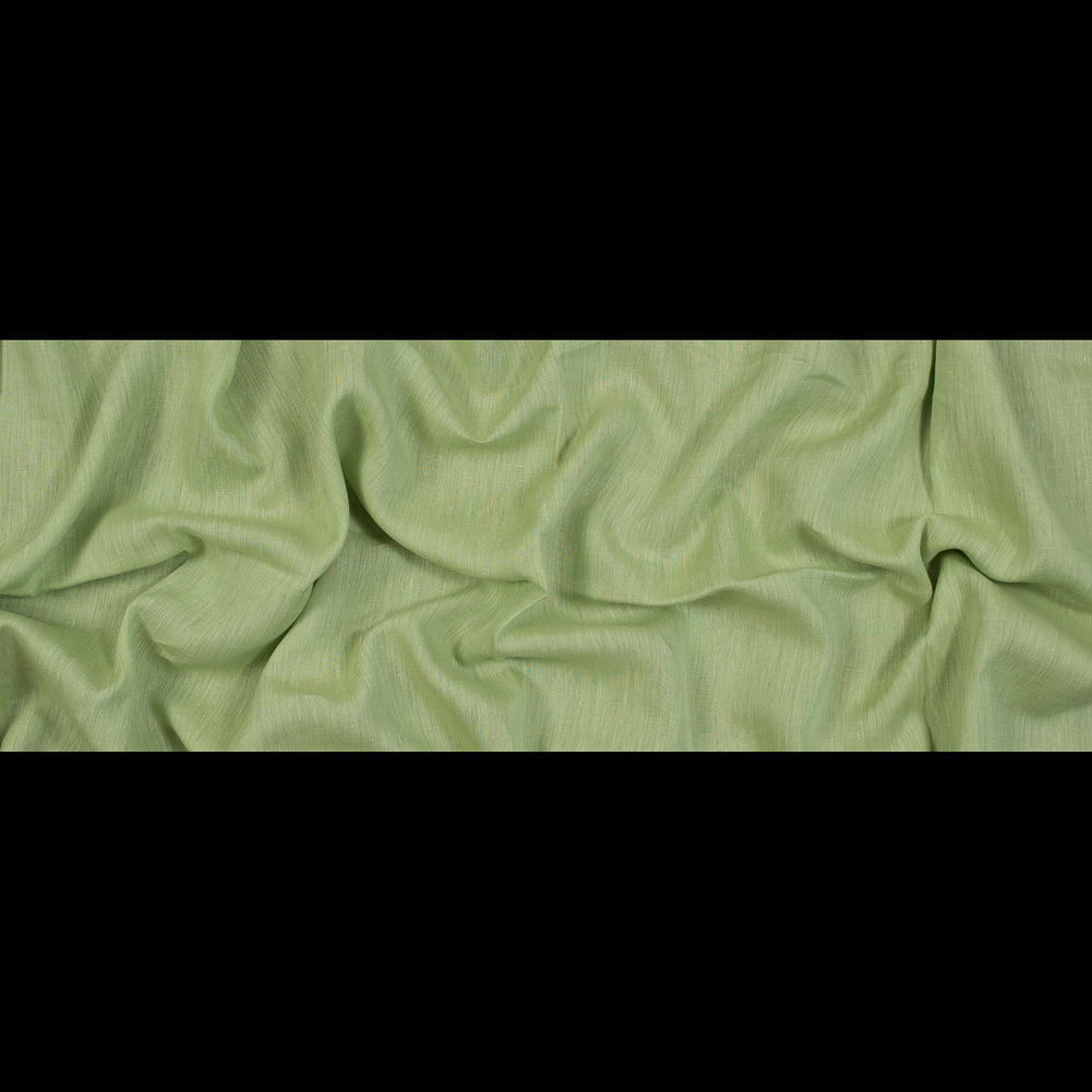 Two-Tone Linen Woven - Lime and Tan - Sanremo Collection
