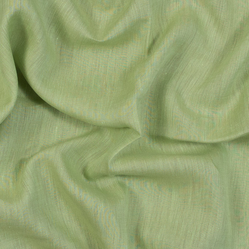 Two-Tone Linen Woven - Lime and Tan - Sanremo Collection