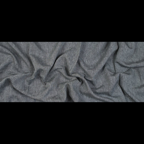 Two-Tone Linen Woven - Black and White - Sanremo Collection