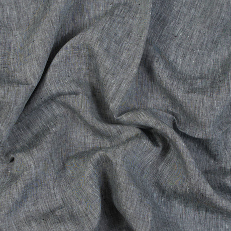Two-Tone Linen Woven - Black and White - Sanremo Collection