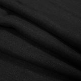 Two-Tone Linen Woven - Black and Gray - Sanremo Collection