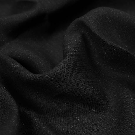 Two-Tone Linen Woven - Black and Gray - Sanremo Collection