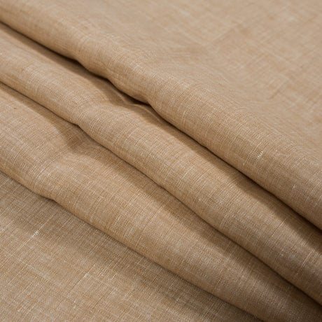 Two-Tone Linen Woven - Fall Leaf and White - Sanremo Collection
