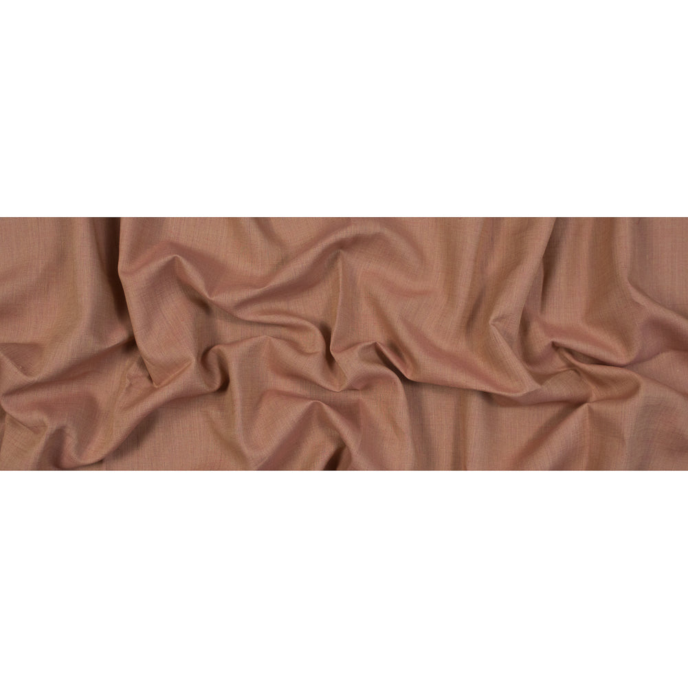 Two-Tone Linen Woven - Tan and Brick - Sanremo Collection