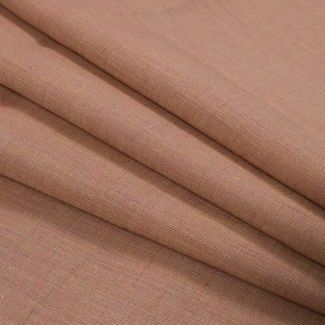 Two-Tone Linen Woven - Tan and Brick - Sanremo Collection