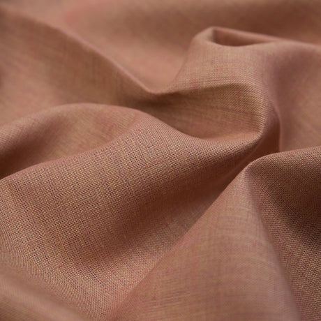 Two-Tone Linen Woven - Tan and Brick - Sanremo Collection