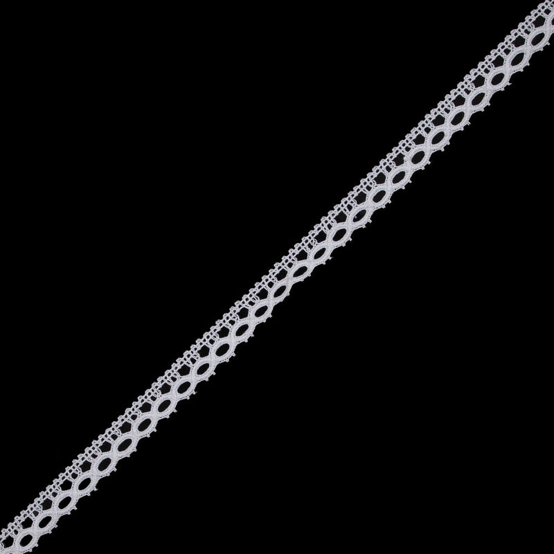 White Crochet Lace Trim - 0.5"