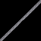 White Crochet Lace Trim - 0.5"