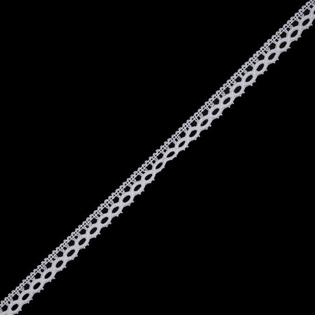 White Crochet Lace Trim - 0.5"