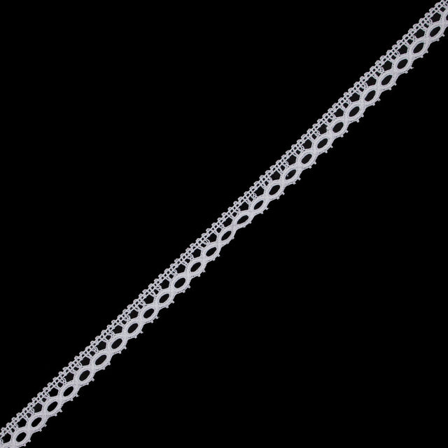 White Crochet Lace Trim - 0.5"