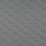 Black and White Minute Floral Polyester Lining