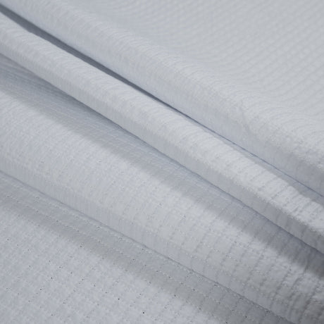 White Square Quilted Polyester Coating