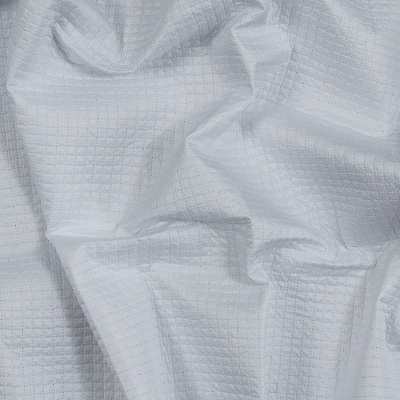 White Square Quilted Polyester Coating