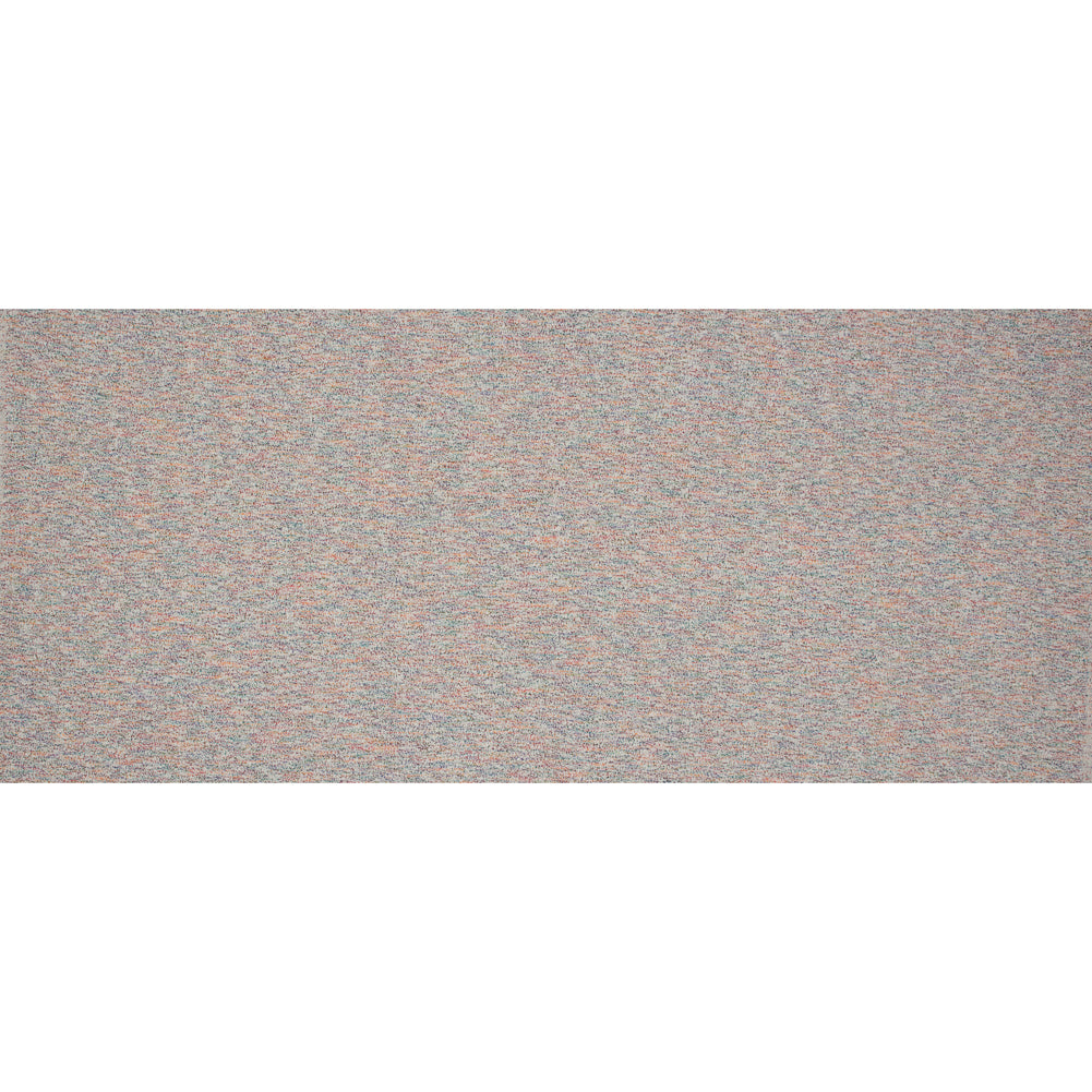 Multicolor and Ivory Crepe-Back Boucled Cotton Tweed